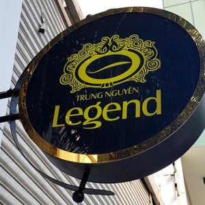 Biển vẫy mica hút nổi cho quán cafe