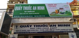 Biển hiệu chuỗi nhà thuốc do Bienhieudep.vn thi công