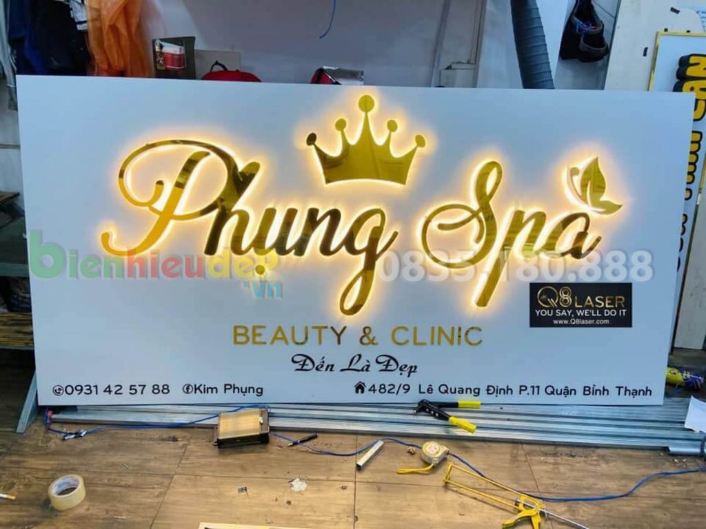 Thiết kế biển quảng cáo cao cấp cho các Spa