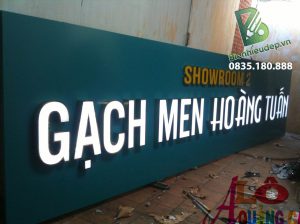 Biển hiệu showroom đẹp Bình Định