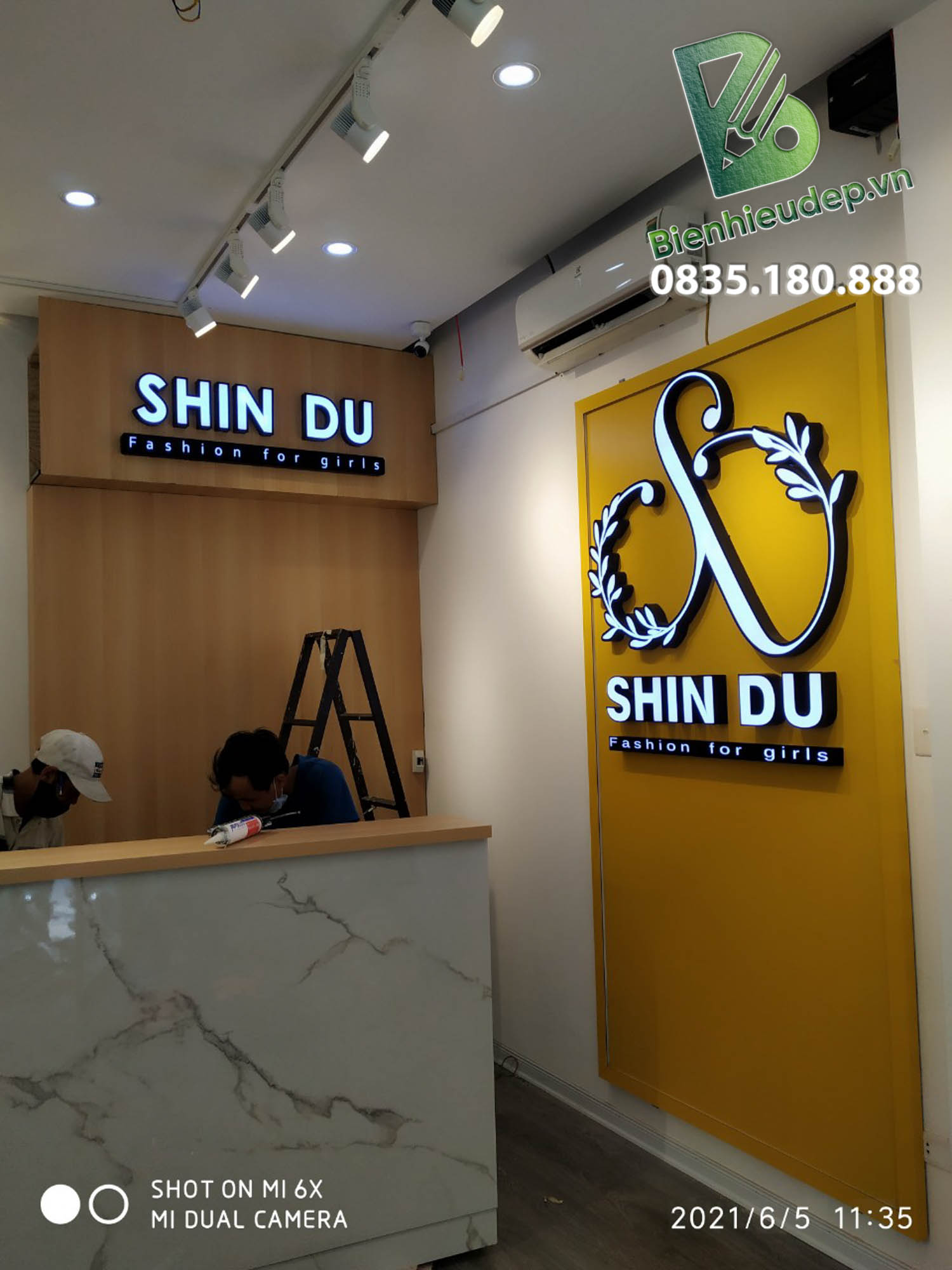 Bảng hiệu công ty tại Ô Môn