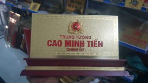 làm biển chức danh tại Bình Dương