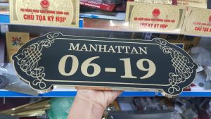 biển tên số nhà