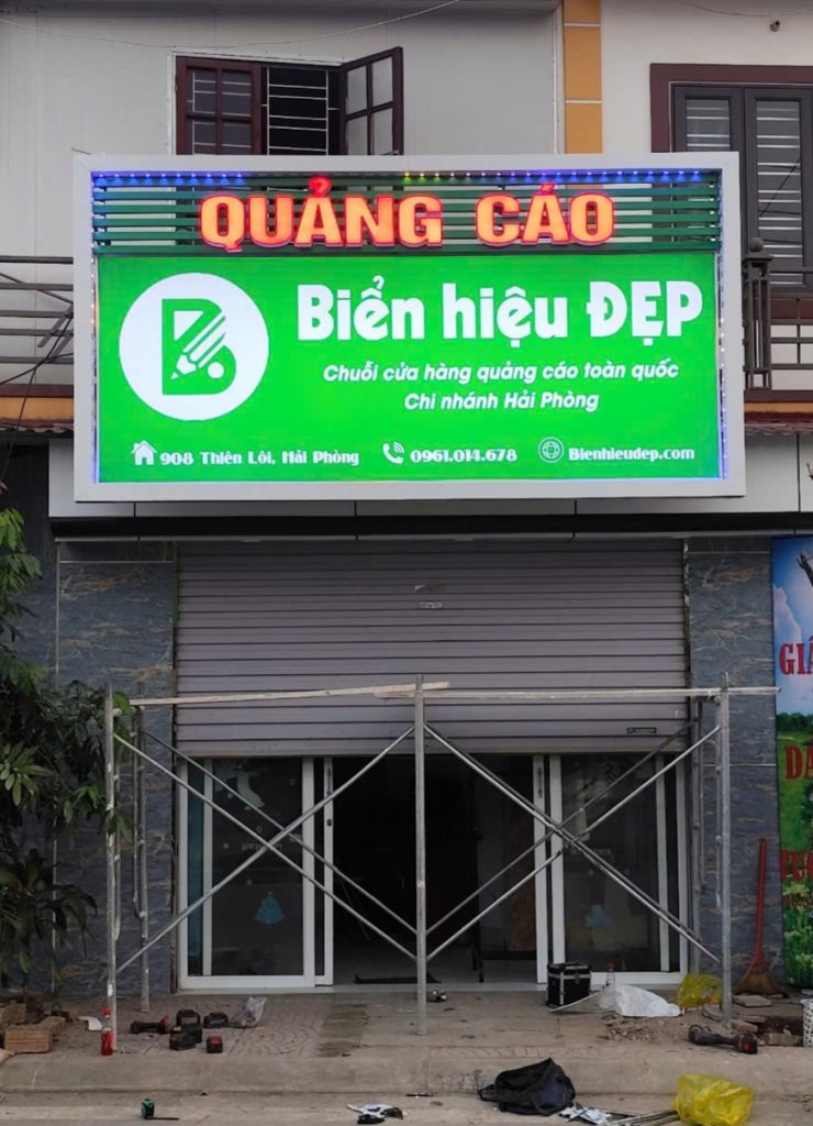 Làm biển quảng cáo tại Hải Phòng chuyên nghiệp, uy tín