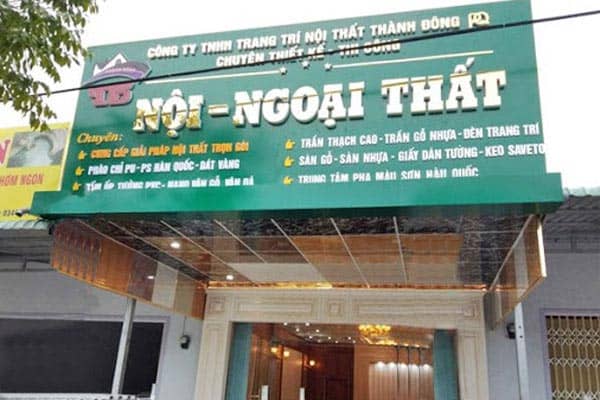 Mẫu biển quảng cáo đồ gỗ nội thất