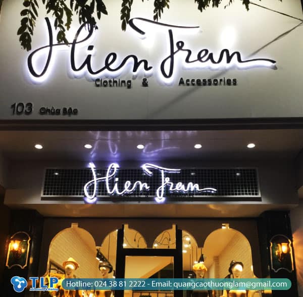 biển hiệu led đẹp cho các shop thời trang