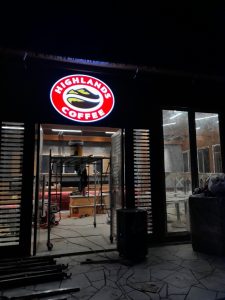 biển hiệu quán cafe