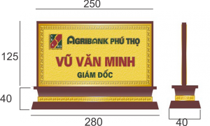 thiết kế biển chức danh tại Bình Dương