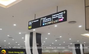 Bảng hiệu chỉ dẫn nhà máy tại Bình Dương