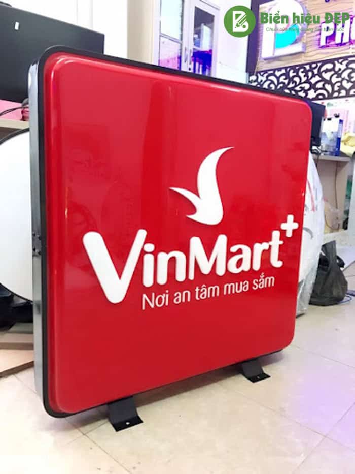 Biển hộp đèn hút nổi