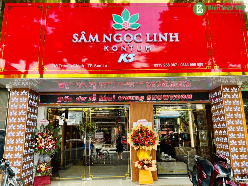 Hộ kinh doanh tại TP. Sơn La vừa thi công biển quảng cáo hộp đèn