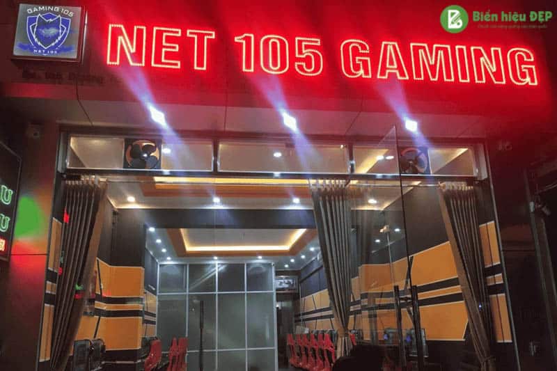 Biển hiệu RGB cho quán game hiện đại